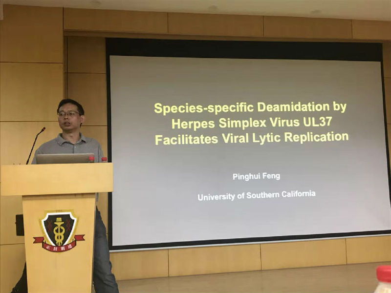 南加州大学冯平辉教授应邀来我系...